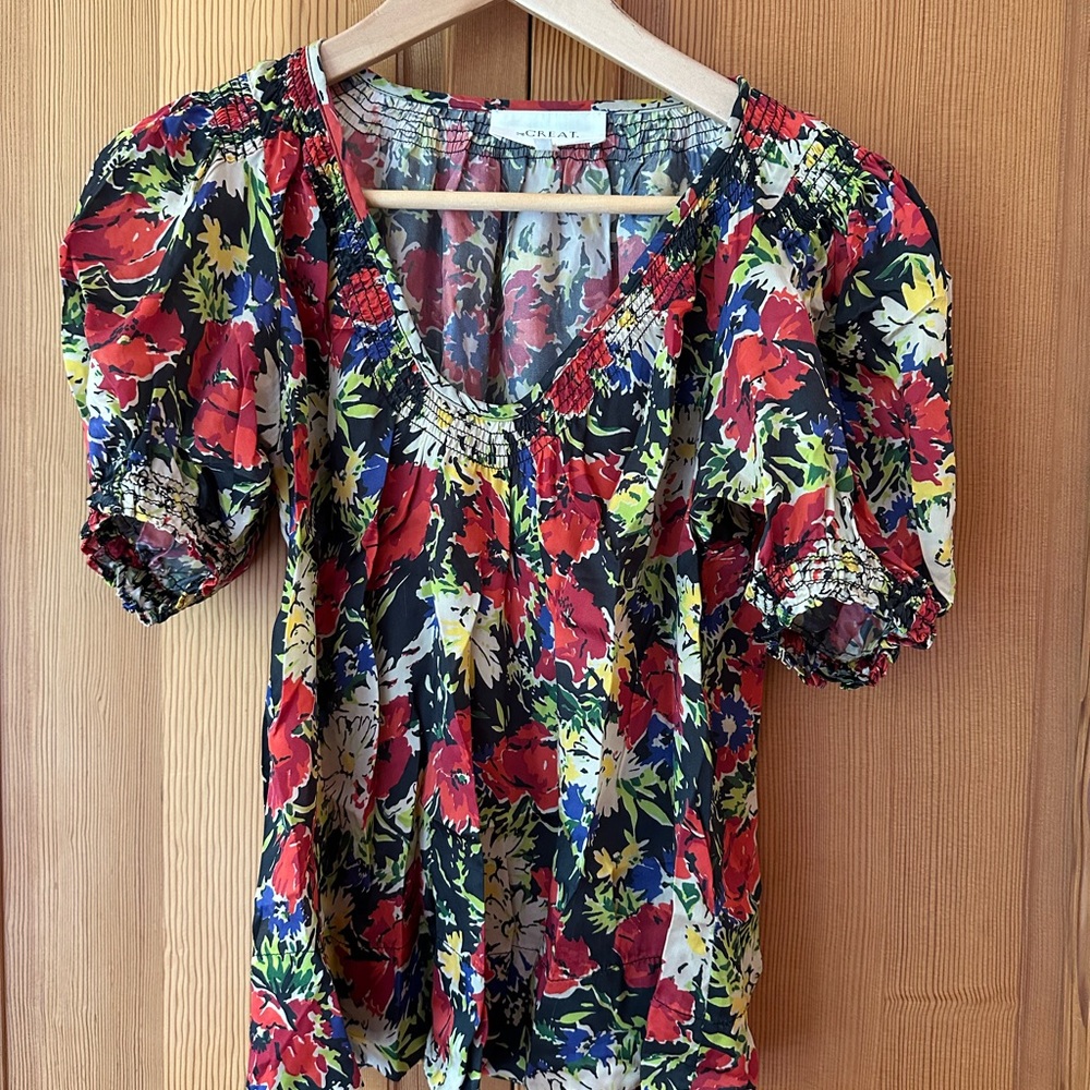 Colorful Floral Women's Top